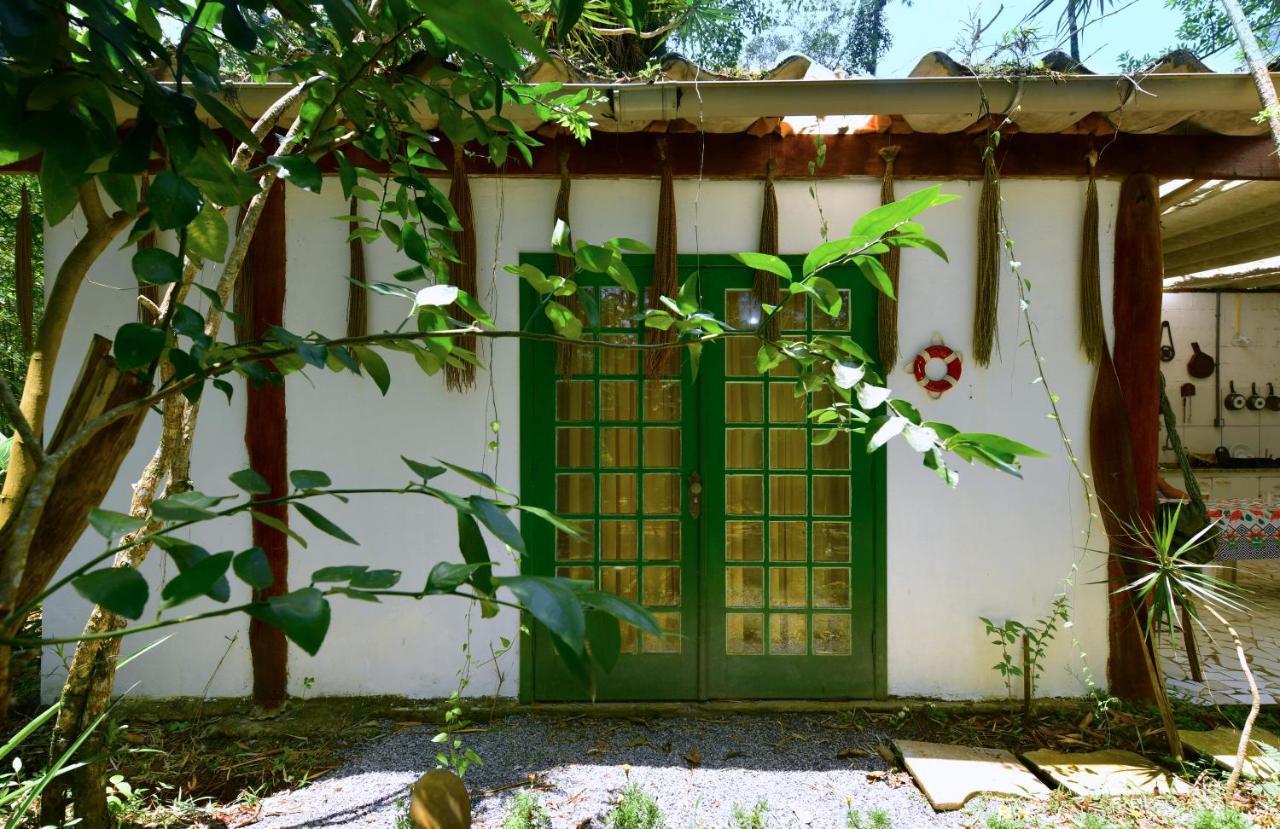 Casa A Beira Do Rio Jaguareguava Na Mata Atlantica Em Bertioga Sp Villa Exteriör bild