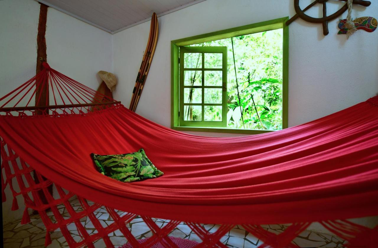 Casa A Beira Do Rio Jaguareguava Na Mata Atlantica Em Bertioga Sp Villa Exteriör bild