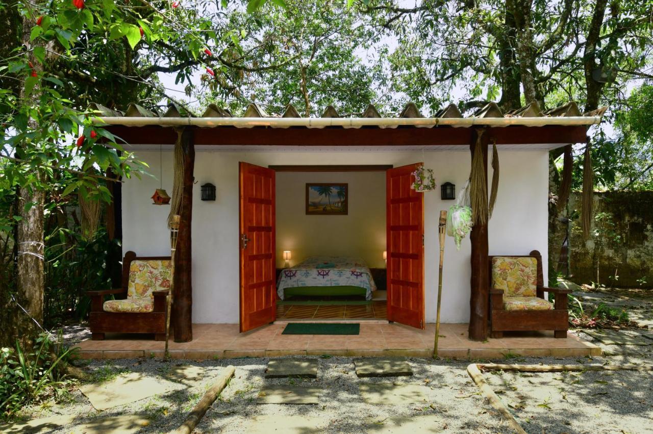 Casa A Beira Do Rio Jaguareguava Na Mata Atlantica Em Bertioga Sp Villa Exteriör bild