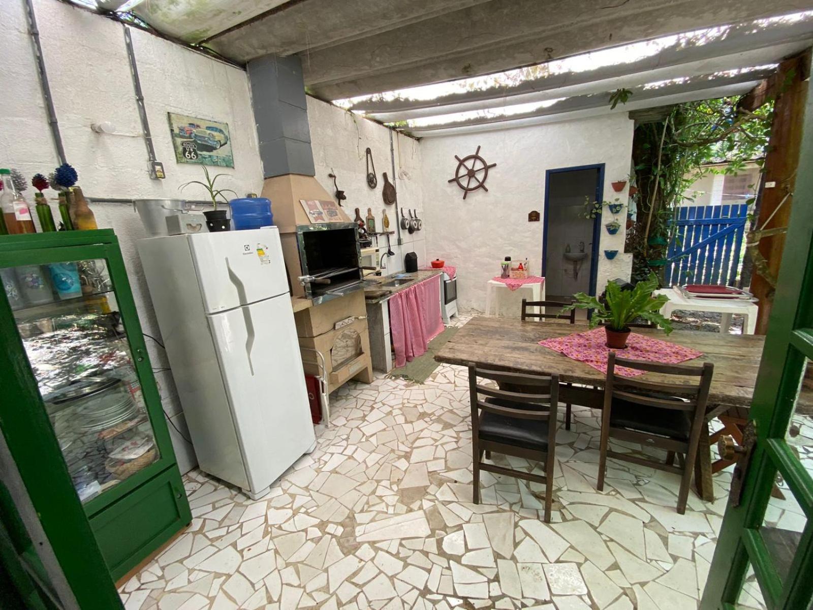 Casa A Beira Do Rio Jaguareguava Na Mata Atlantica Em Bertioga Sp Villa Exteriör bild
