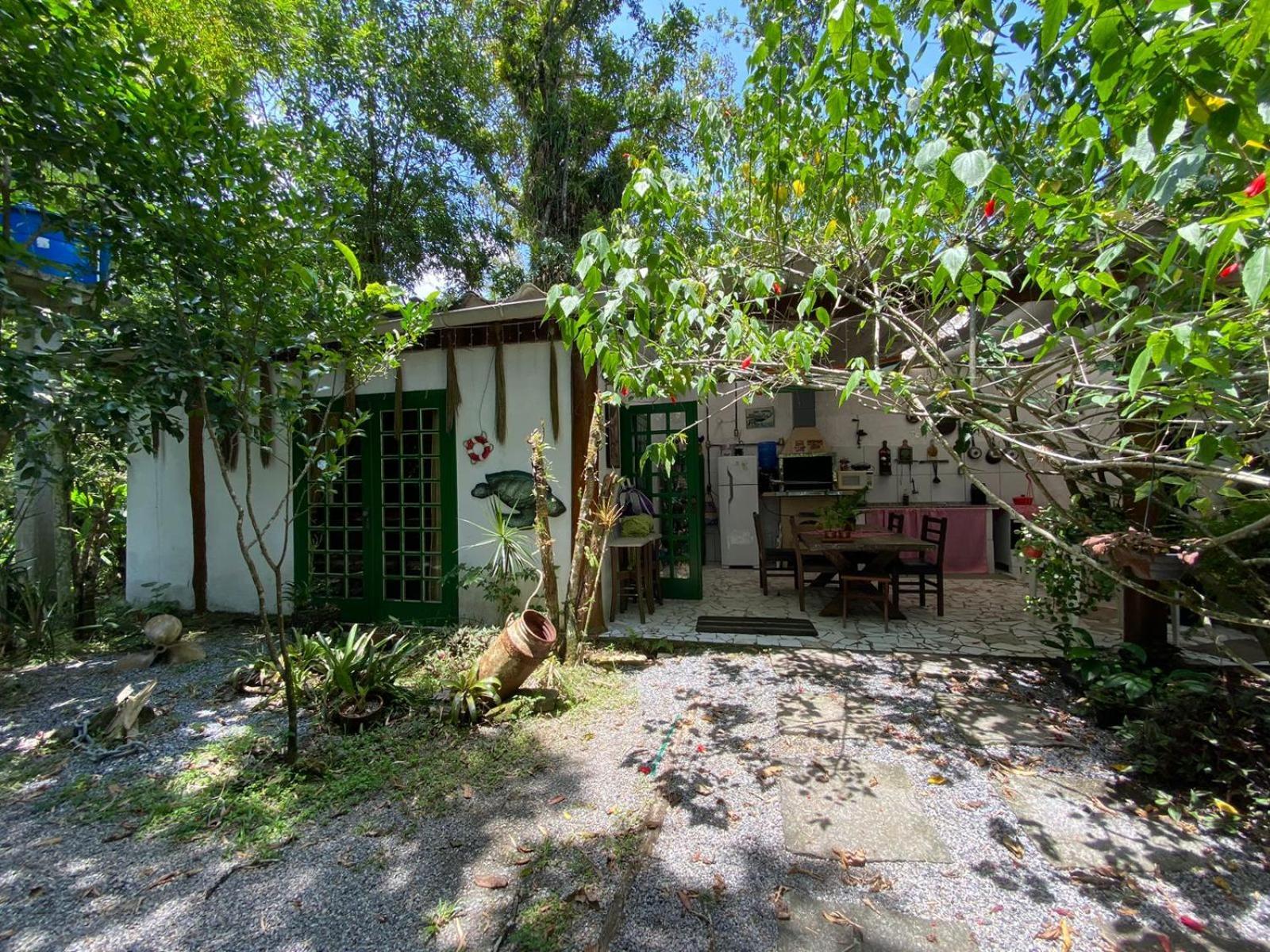 Casa A Beira Do Rio Jaguareguava Na Mata Atlantica Em Bertioga Sp Villa Exteriör bild